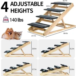 QUÉ PATAS PET SHOP Que Patas Rampa 2 en 1 - 4 Escalones