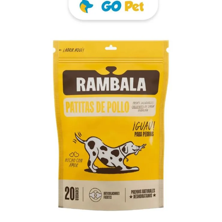 RAMBALA Treats Patas de Pollo - Bolsa x 20 und