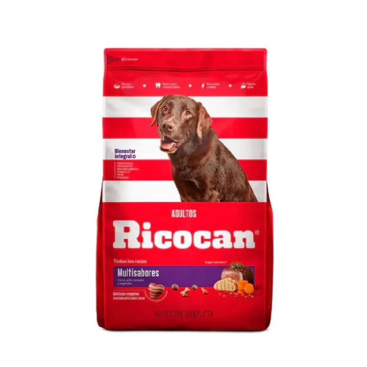 Ricocan Adulto Multisabores Todas las Razas 15 Kg