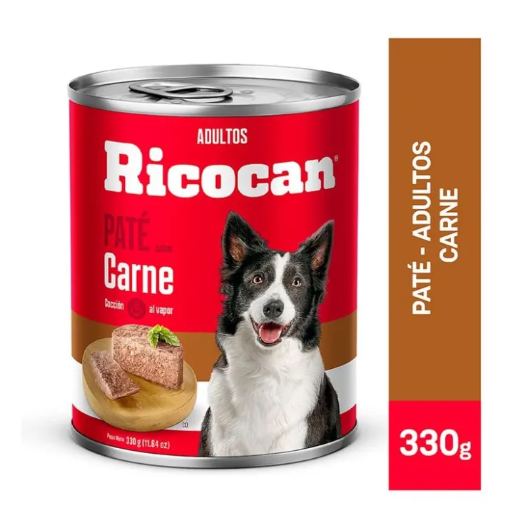 Ricocan Adulto Pate Carne Lata 330 Gr