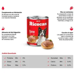 Ricocan Adulto Pate Carne Lata 330 Gr
