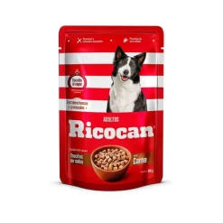 Ricocan Adulto Trocitos Salsa de Carne Pouch 100 Gr