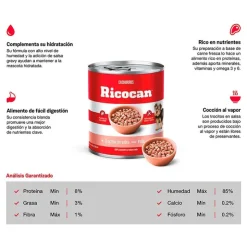 Ricocan Pollo Cachorro Trocitos Lata 280 Gr
