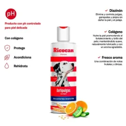 Ricocan Shampoo Antipulgas Frasco 380 Ml
