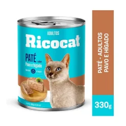 Ricocat Adulto Pate Pavo e Hígado Lata 330 Gr