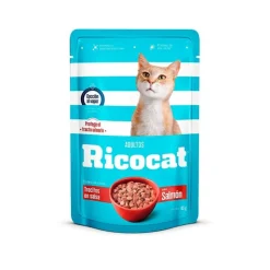 Ricocat Adulto Salmon Trocitos Pouch 85 Gr
