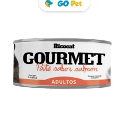 Ricocat Gourmet Adulto Pate con Salmón 3 Oz