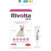 RIVOLTA 12% (5.1 - 10 Kg) x 1 Pipeta - Antipulgas y Antiparasitario para Perros