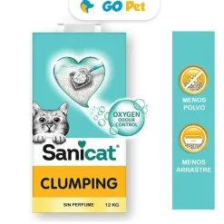 SANICAT Clumping 12 kg - Arena Aglomerante para Gatos