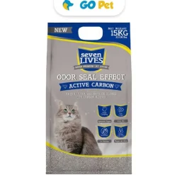 SEVEN LIVES Arena para Gatos con Carbón Activado 15 Kg