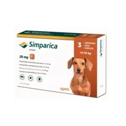 Simparica 20 mg (5 a 10 Kg) X 1 Tableta Suelta