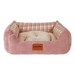 Smartpet Cama Premium Invierno T4 Rosa - Talla 4 - Interior: 35cm x 30cm - Exterior: 60cm x 56cm