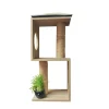 GoPet USA The Cat Design Box #1 Rascador de Madera Premium Gatos Beige