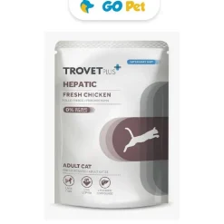 Trovet Plus Adult Cat Hepatic Fresh Chicken Pouch 85 Gr - Insuficiencia Hepática - Pollo