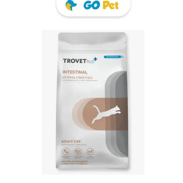 Trovet Plus Adult Cat Intestinal Hidrolysed Fish 2.5 Kg - Atopía y Salud Intestinal - Pescado Hidrolizado