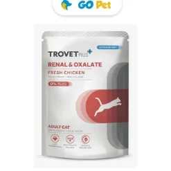 Trovet Plus Adult Cat Renal & Oxalate Fresh Chicken Pouch 85 Gr - Renal y Oxalato Urinario - Pollo