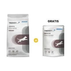 Trovet Plus Adult Dog Hepatic Fresh Chicken 3 Kg - Insuficiencia Hepática - Pollo - Vencimiento 07.06.2025