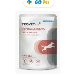 Trovet Plus Adult Dog Hypoallergenic Fresh Salmon Pouch 300 Gr - Alergias - Salmón
