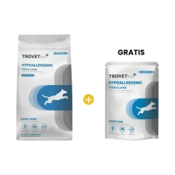 Trovet Plus Adult Dog Hypoallergenic Fresh Lamb 3 Kg - Alergias - Cordero