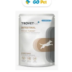 GoPet USA Trovet Plus Adult Dog Intestinal Fresh Turkey Pouch 300 Gr - Salud Intestinal - Pavo