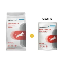 Trovet Plus Adult Dog Renal & Oxalate Fresh Chicken 10 Kg - Renal y Oxalato Urinario - Pollo - Vencimiento 04.07.2025