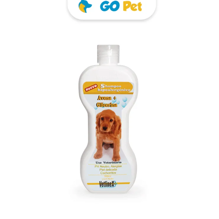 VetlineX Shampoo Hipoalergénico Avena + Glicerina 300 ml