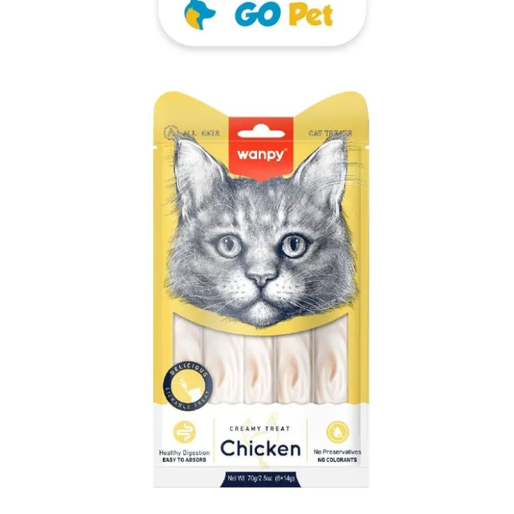 WANPY Creamy Chicken 14 Gr x 5 Und