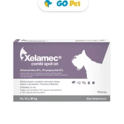 XELAMEC Combi Spot On 2 Ml (10 - 20 Kg) x 1 Pipeta - Antipulgas y Antiparasitario para Perros